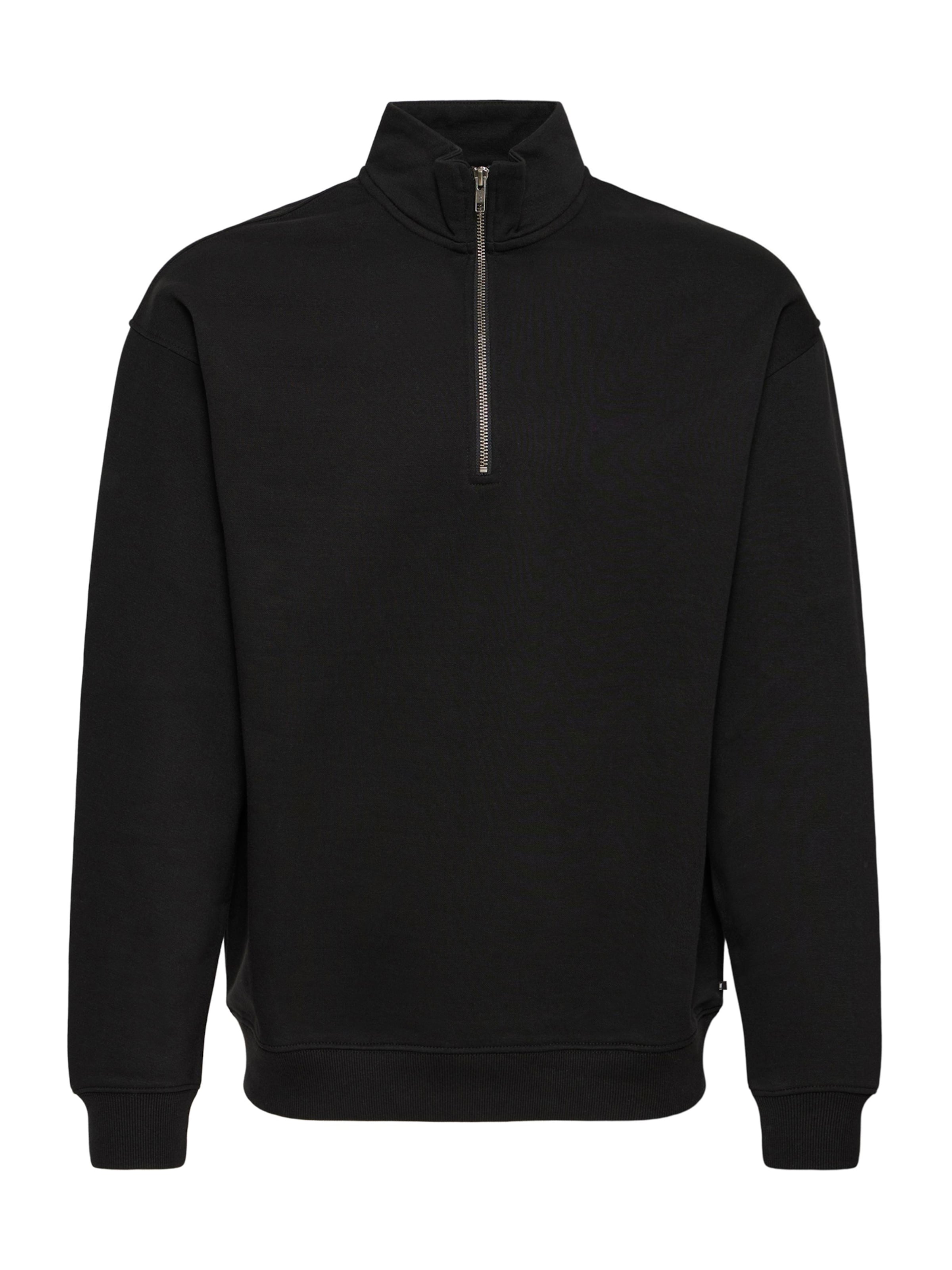 !Solid - Sudadera 'SDLenz' en negro: frente