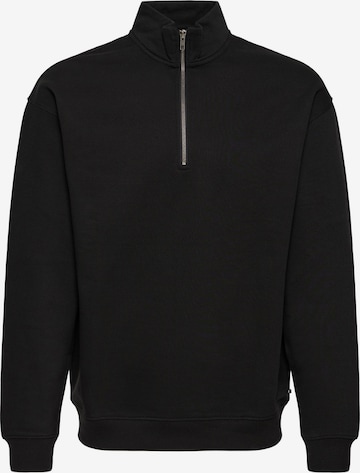 !Solid - Sudadera 'SDLenz' en negro: frente