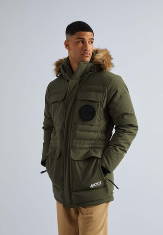 JACK1T Winter parka 'First Rescue ' in Green