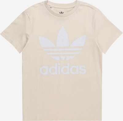 ADIDAS ORIGINALS Shirt 'TREFOIL' in de kleur Wit / Wolwit, Productweergave