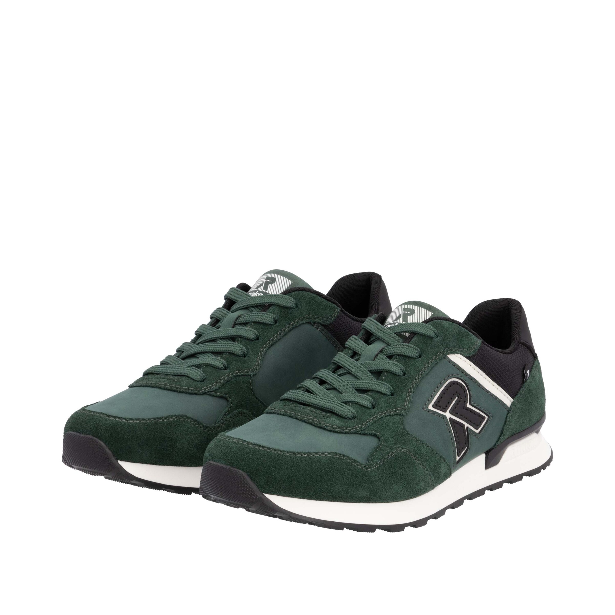 Baskets basses Rieker Sport en vert