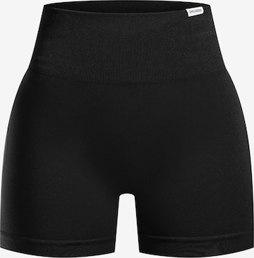 Pantalon de sport Smilodox en noir : devant