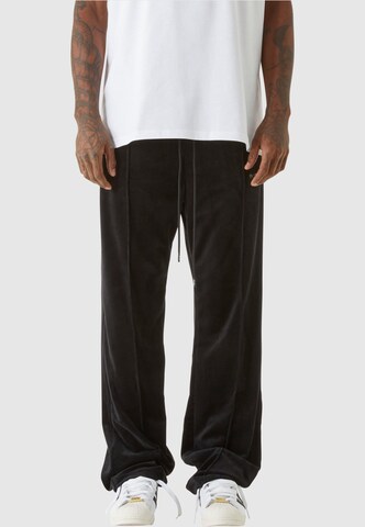 9N1M SENSE Regular Pants in Black: front