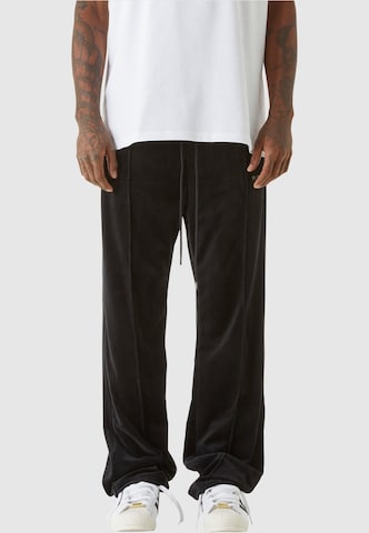 9N1M SENSE Loose fit Pants in Black: front