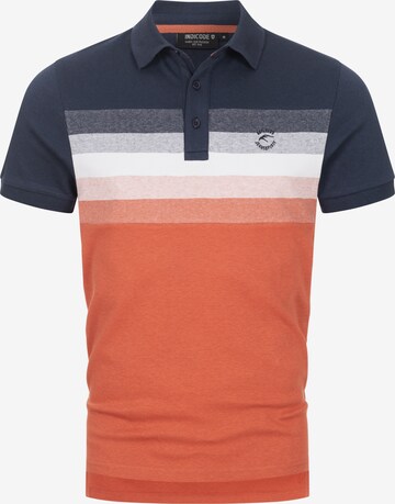 T-Shirt 'Mobile' INDICODE JEANS en orange : devant
