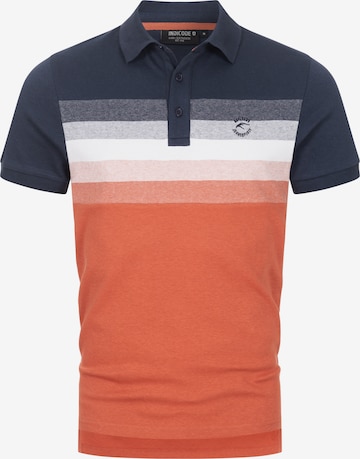 INDICODE JEANS Shirt 'Mobile' in Orange: predná strana