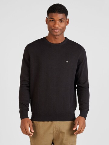 FYNCH-HATTON Sweater in Black: front