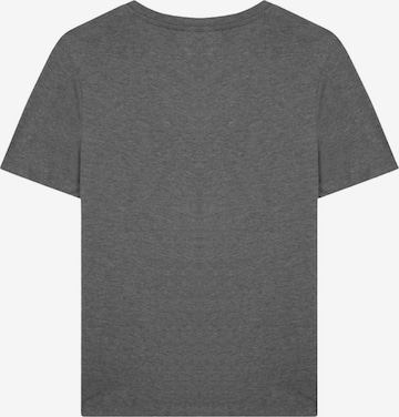 LTB Jeans - Camiseta 'Basic V-Neck T-Shirt' en gris: frente