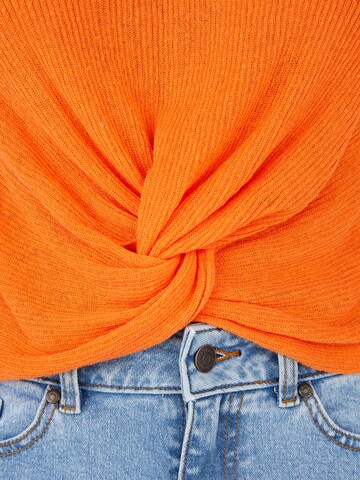 OBJECT Knitted Top 'Yori' in Orange