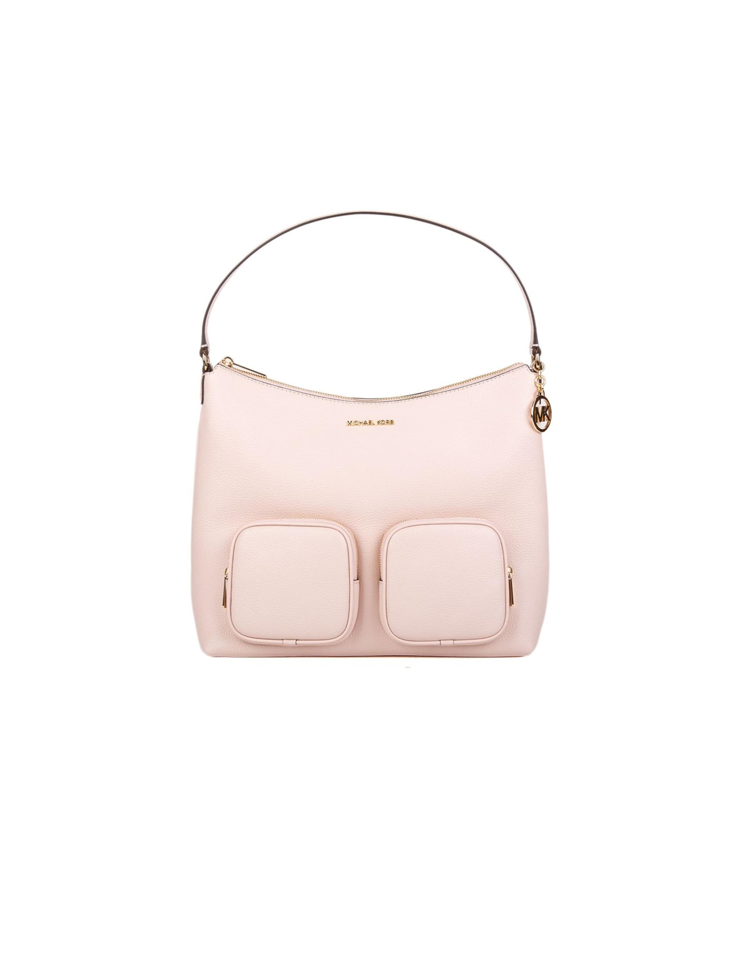 Borsa a spalla 'Merritt Large Cargo Shoulder Bag' di Michael Kors in rosa: frontale