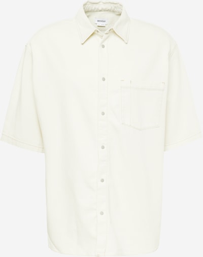 WEEKDAY Hemd 'Griffith' in white denim, Produktansicht