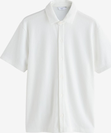 Next Regular fit Button Up Shirt in White: front