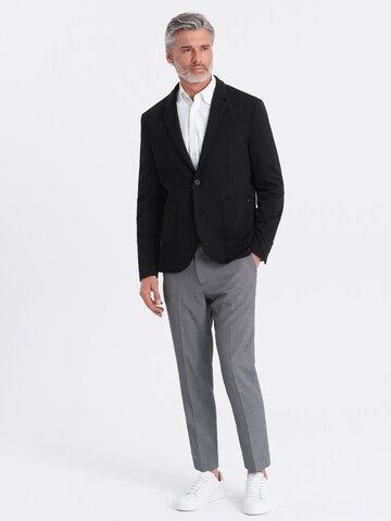 Coupe regular Veste de costume Ombre en noir