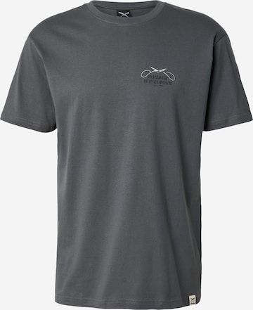 Iriedaily Koszulka 'Bonsigh' w kolorze szary: przód