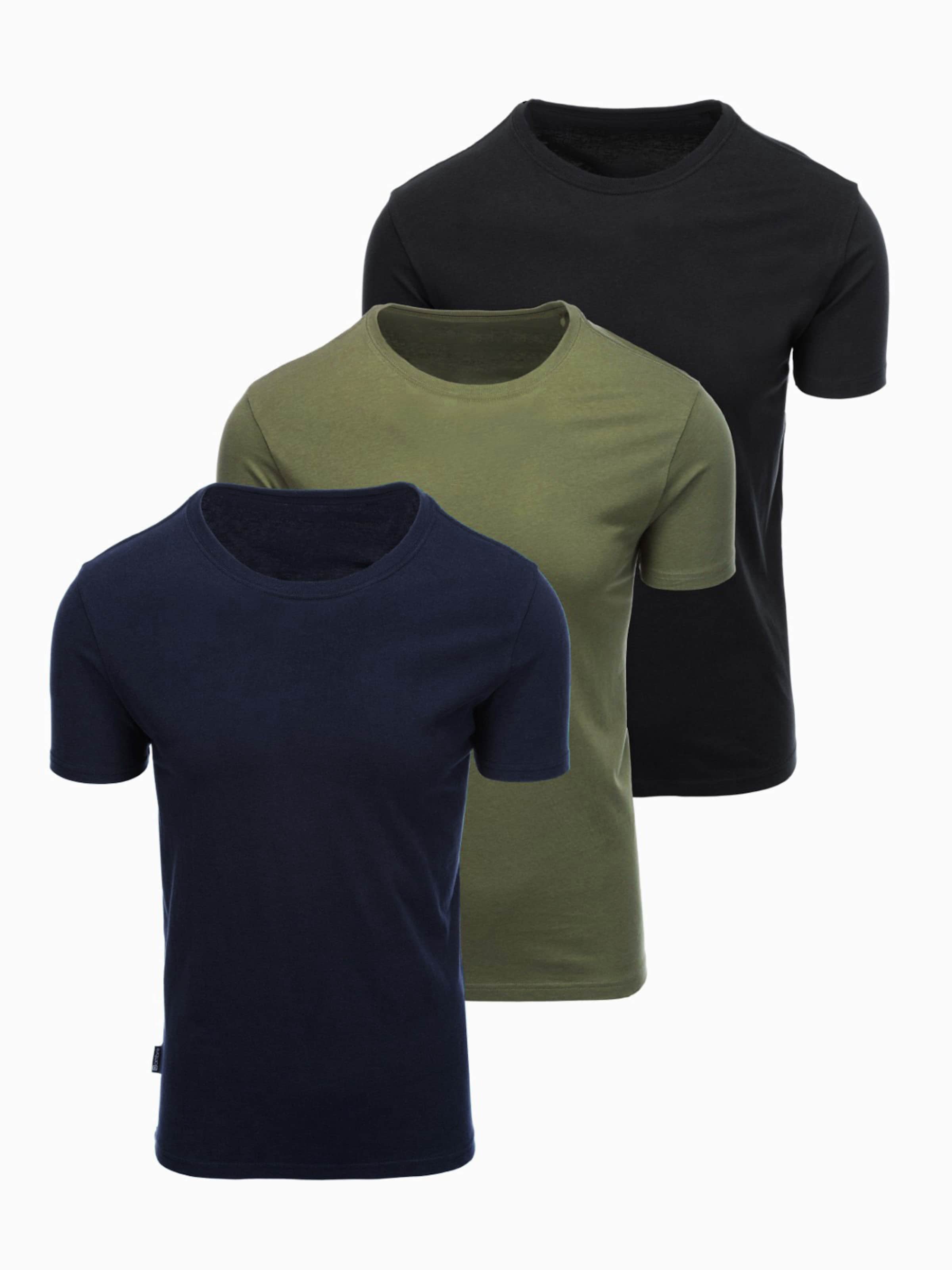 Ombre T-Shirt in Mischfarben: Vorderseite