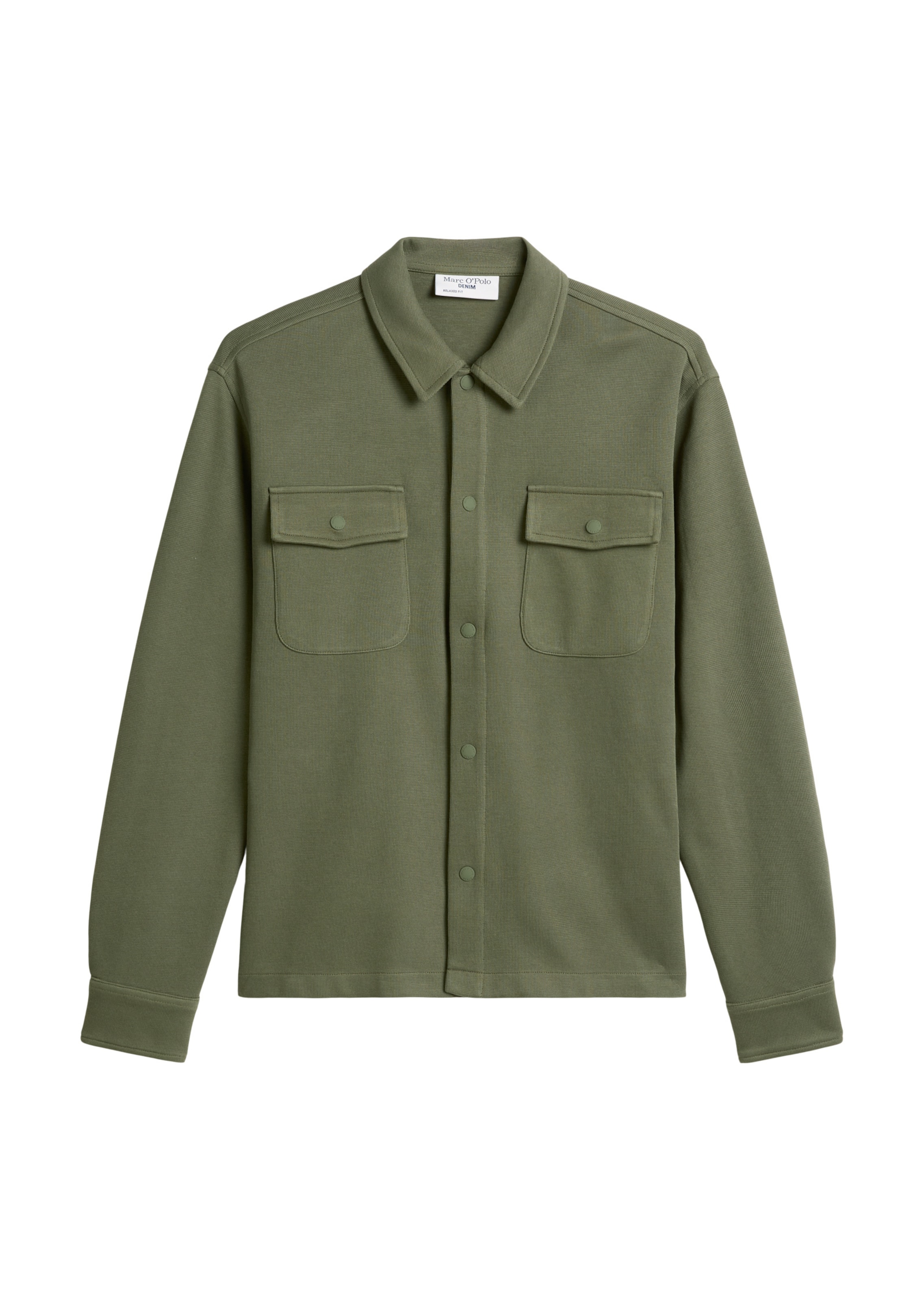 Marc O'Polo DENIM Sweatvest in Groen: voorkant