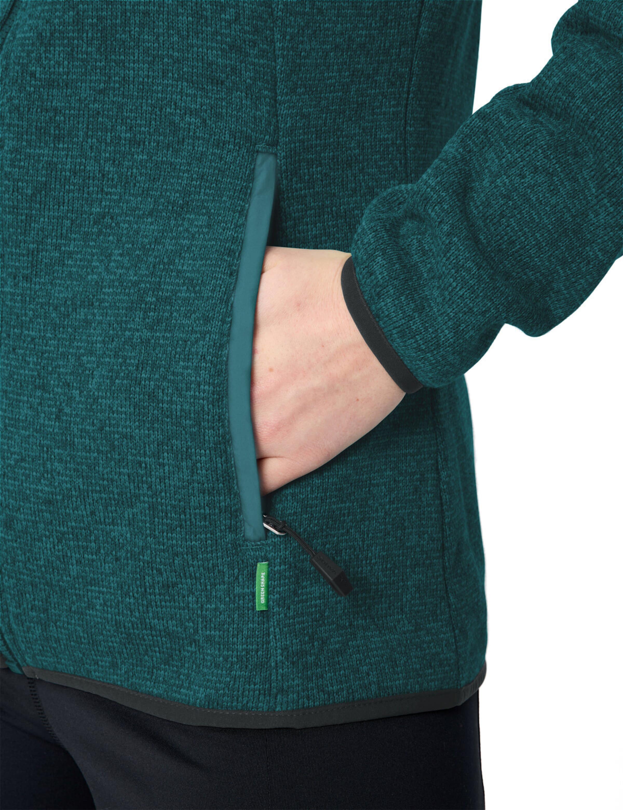 VAUDE Athletic fleece jacket 'Rienza IV' in Green