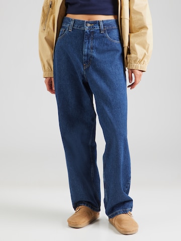 Carhartt WIP Loosefit Jeans 'Brandon' in Blauw: voorkant