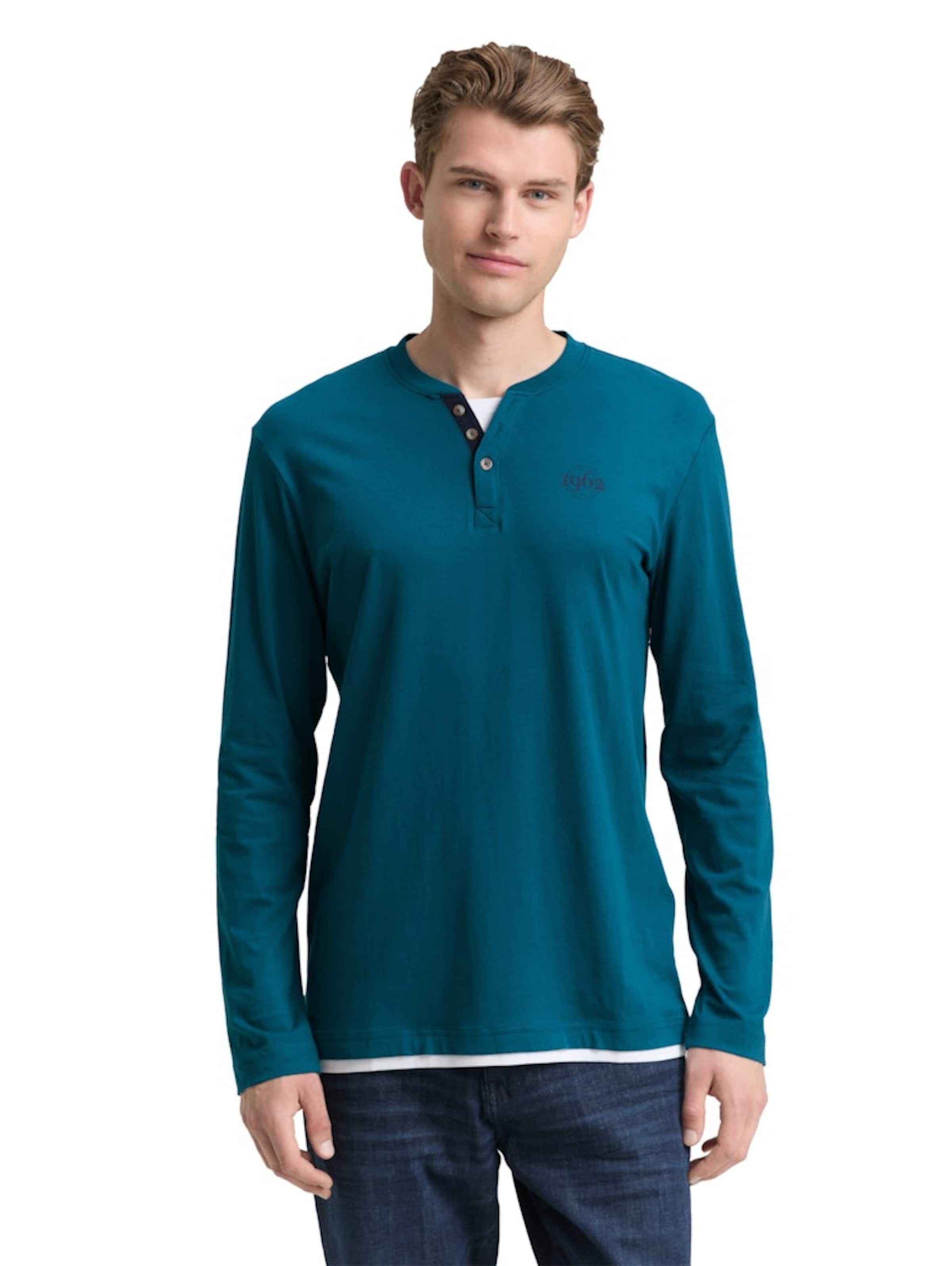 TOM TAILOR Shirt in Green: front