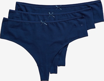 Ulla Popken String in Blau: Vorderseite