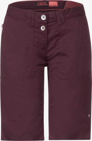 Pantalon 'New York' CECIL en violet : devant