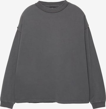 T-Shirt Pull&Bear en gris : devant