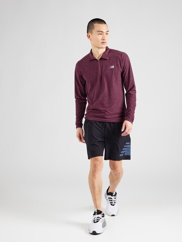 Maglia funzionale 'Space Dye' di new balance in lilla