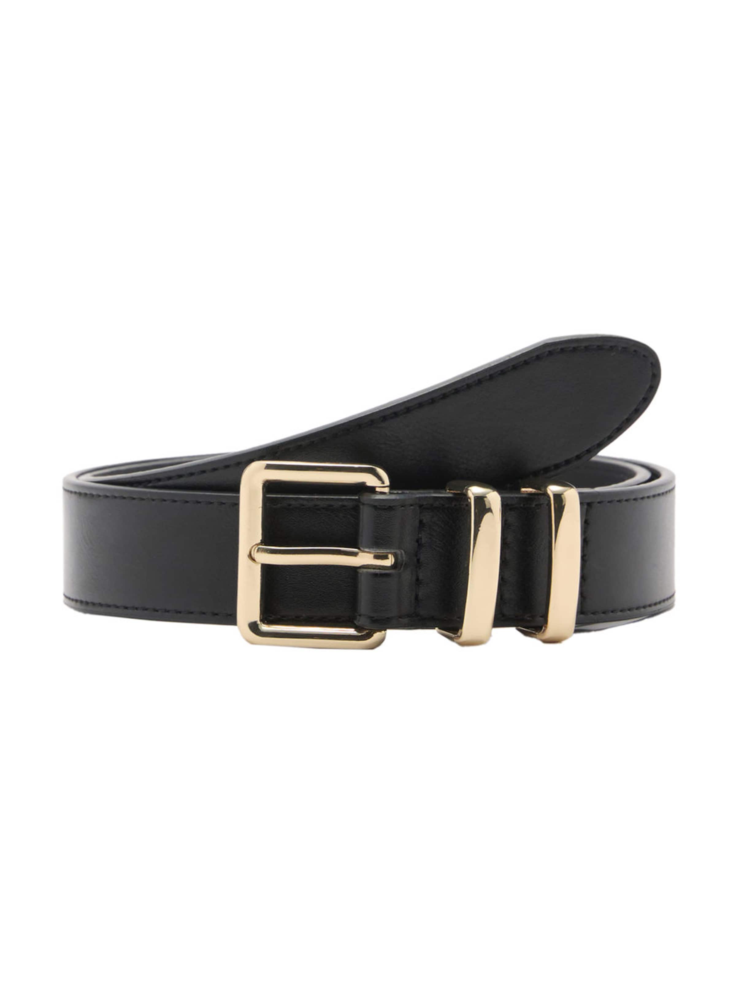 MANGO Gürtel 'BELLA' in Schwarz: Vorderseite