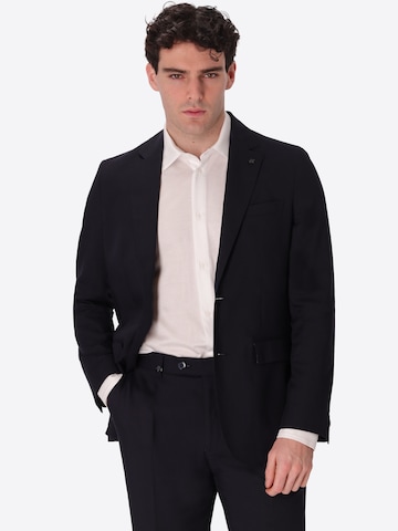 Distretto12 - Ajuste regular Chaqueta tipo saco para negocios 'ALABASTRO' en negro: frente
