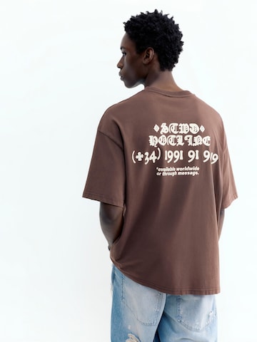 Pull&BearMajica 'STWD' - smeđa boja: prednji dio