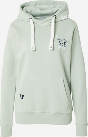 Sweat-shirt Eight2Nine en vert : devant