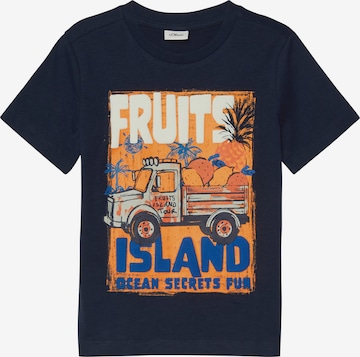 T-Shirt s.Oliver en bleu : devant