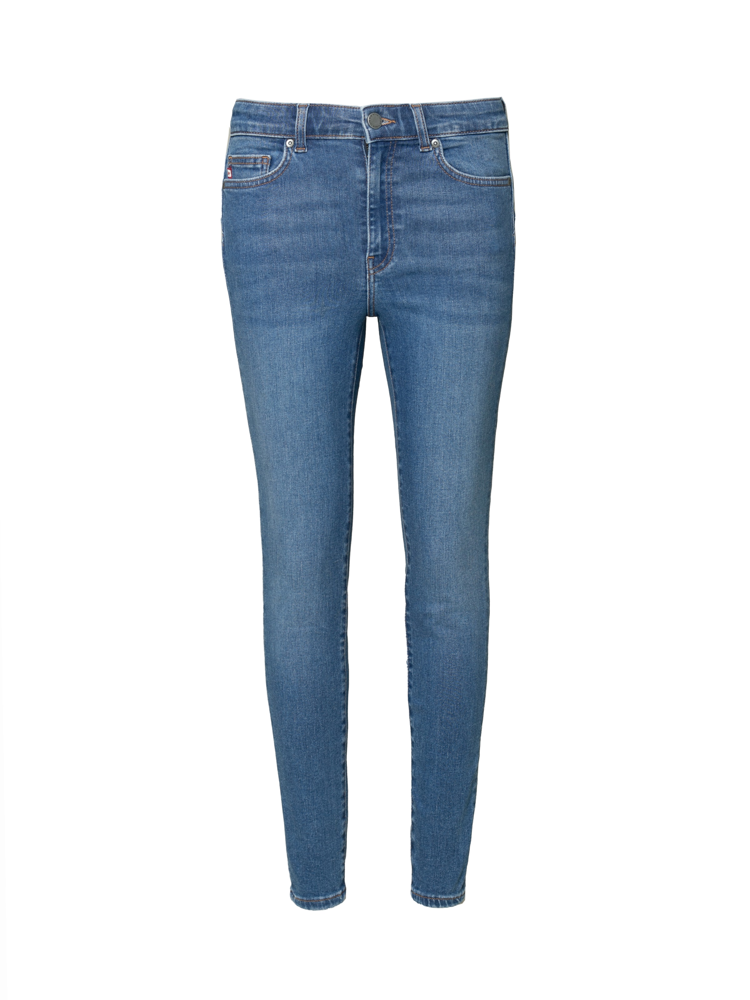 BIG STAR Skinny Jeans 'Melinda' in Blauw: voorkant