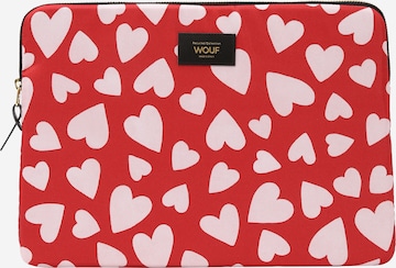 Borsa per laptop 'Amore' di Wouf in rosso: frontale