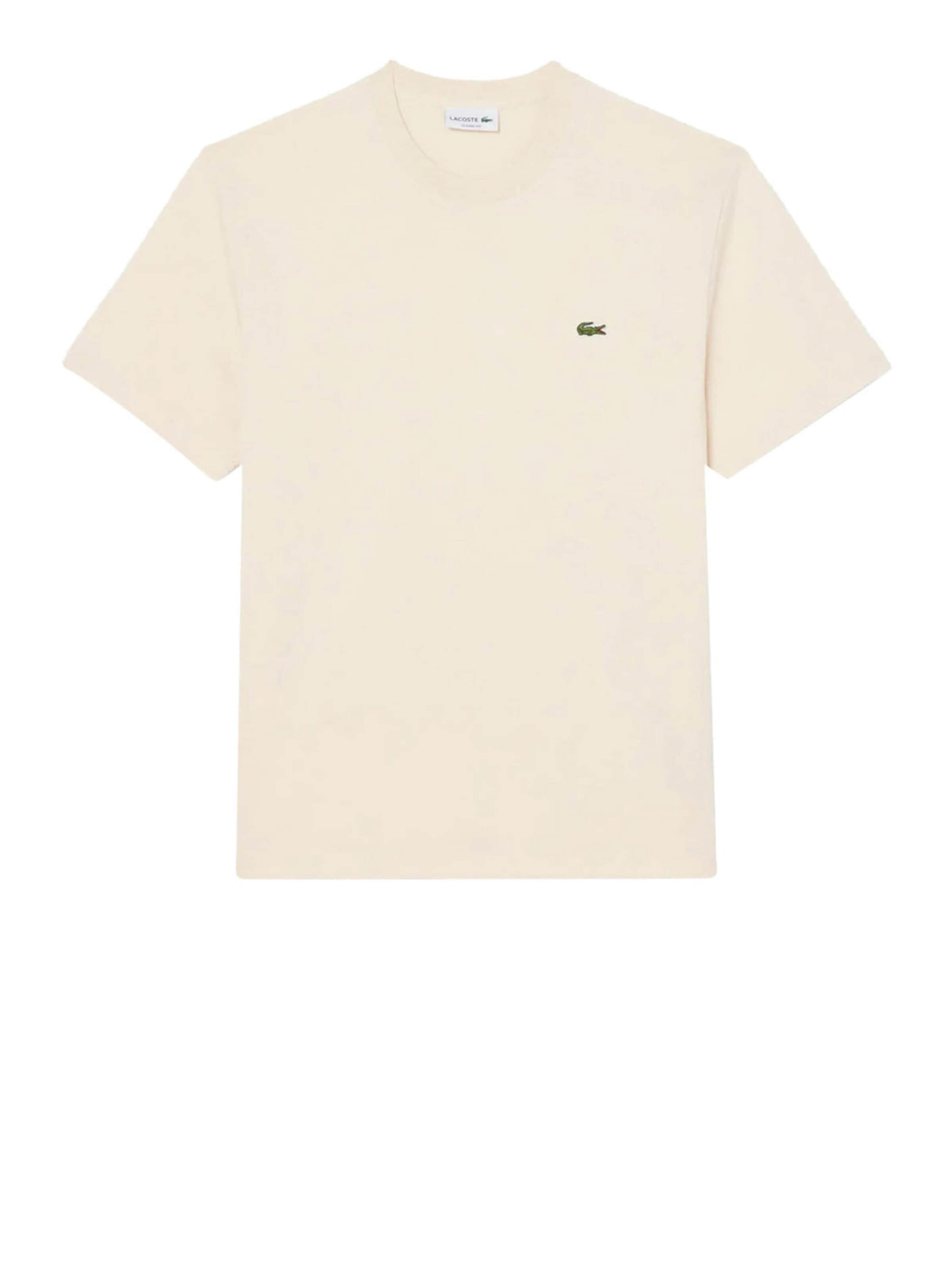T-Shirt LACOSTE en beige : devant
