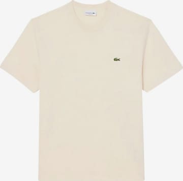 T-Shirt LACOSTE en beige : devant