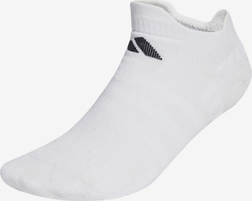 balta ADIDAS PERFORMANCE Sportinės kojinės 'Tennis Low-Cut Cushioned 1 Pair': priekis
