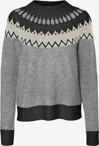 Pull-over 'SIMONE' VERO MODA en gris : devant