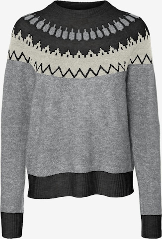 VERO MODA Sweater 'SIMONE' in Grey: front