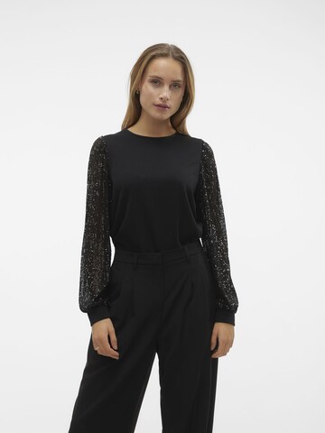 Chemisier 'Charlotte' VERO MODA en noir : devant