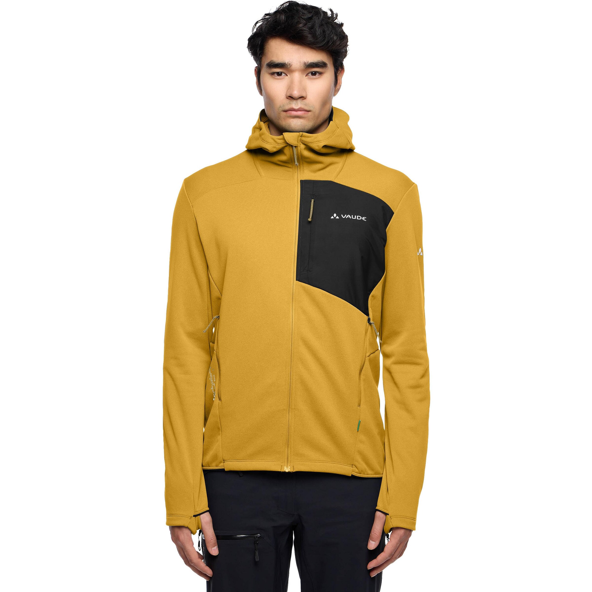 VAUDE Funktionsfleecejacke 'Monviso III' in Gelb: Vorderseite