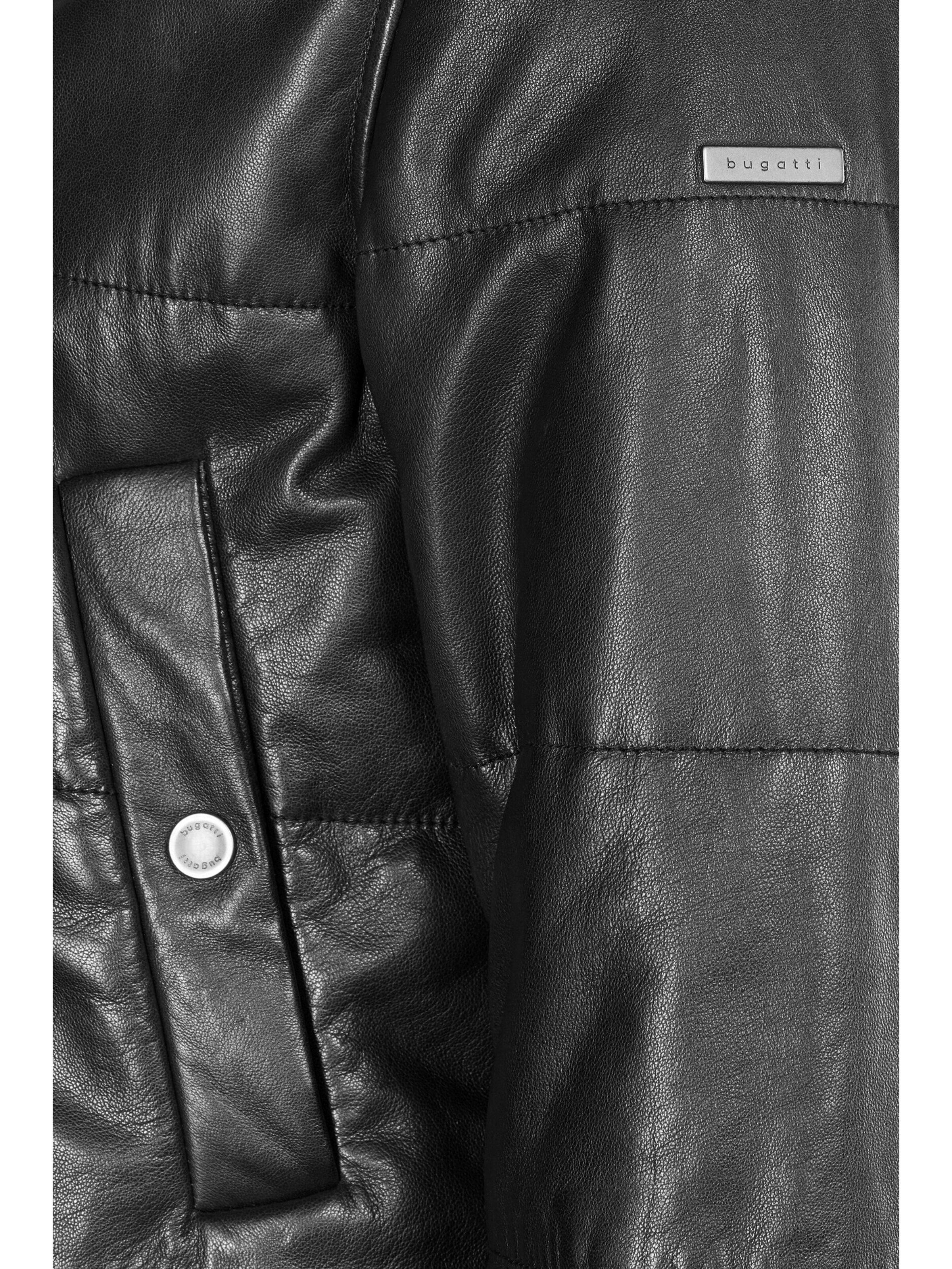 bugatti Lederjacke 'BUTremo' in Schwarz