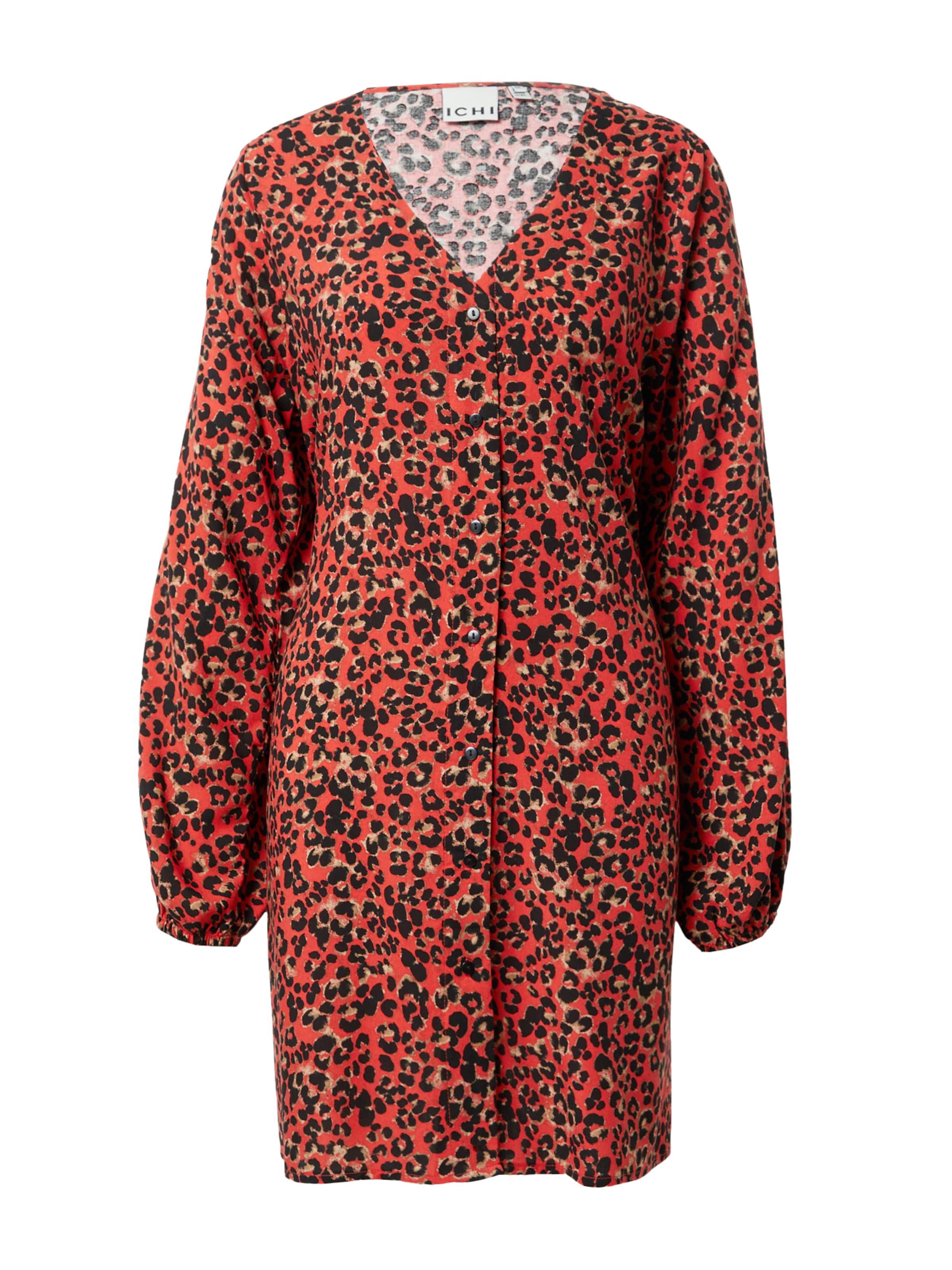 ICHI Φόρεμα 'VERA' σε κόκκινο: μπροστά