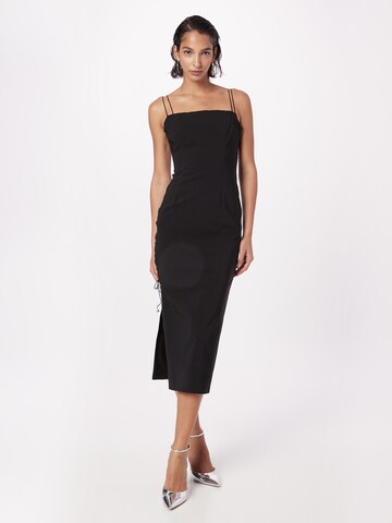 TOPSHOP Dress in Black: front