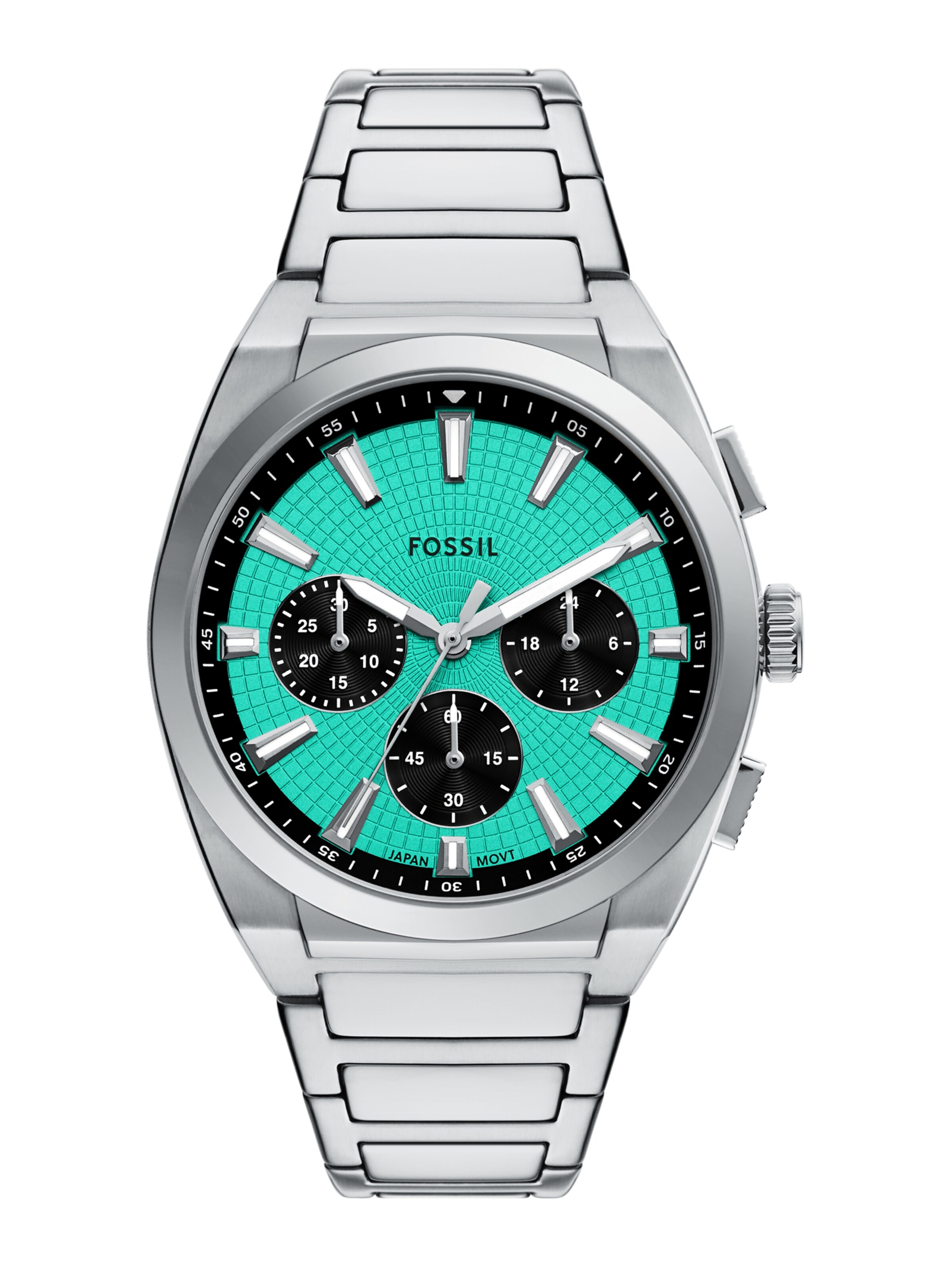 FOSSIL Analoogkell 'Everett', värv Hõbe: eest vaates