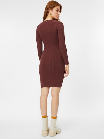 GUESS Knitted dress 'ELSIE' in Brown