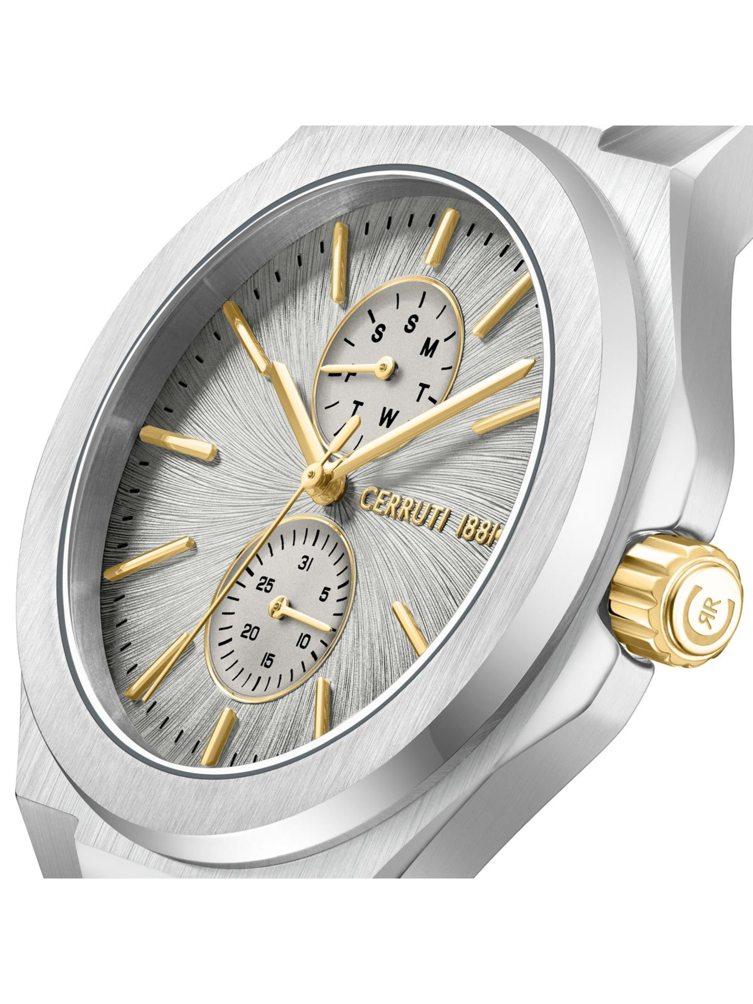 Montre à affichage analogique 'Lucardo' CERRUTI 1881 en gris