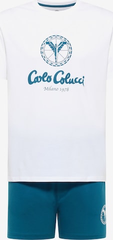 Pyjama court ' Ferreri ' Carlo Colucci en bleu : devant