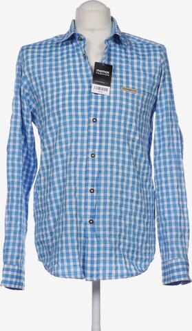 STOCKERPOINT Button Up Shirt in M in Blue: front