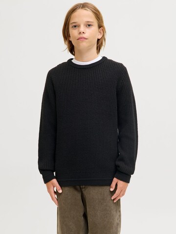 Jack & Jones Junior Sweater in Black: front